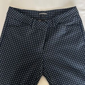 Express Dark Blue Patterned Trousers